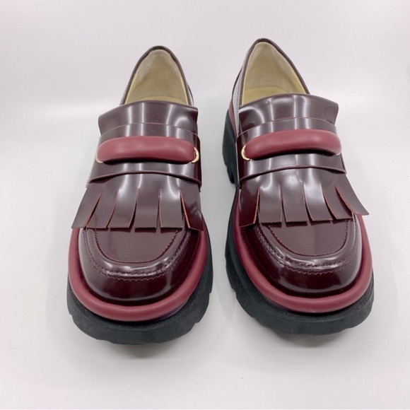 4CCCCEES Crunch Fringe Loafers. Color Oxblood SZ 6.5 - Picture 3 of 14